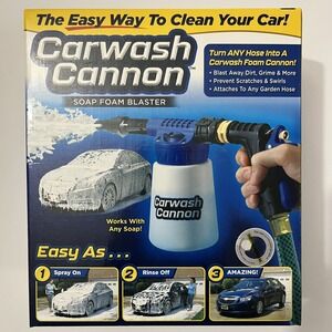 NewCarwash Cannon Soap Foam Blaster Attaches to any Garden Hose Dad/Father gift
